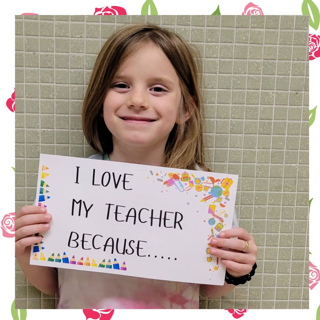 I love my teacher because
