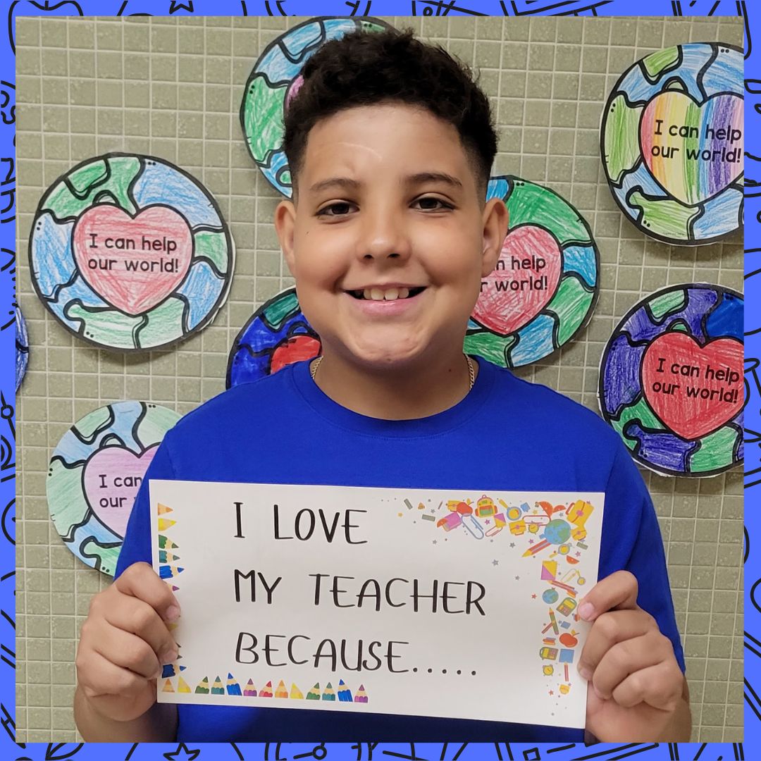 I love my teacher because