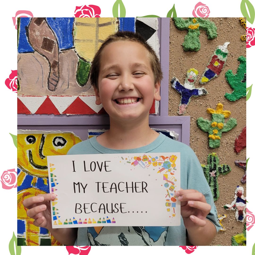 I love my teacher because