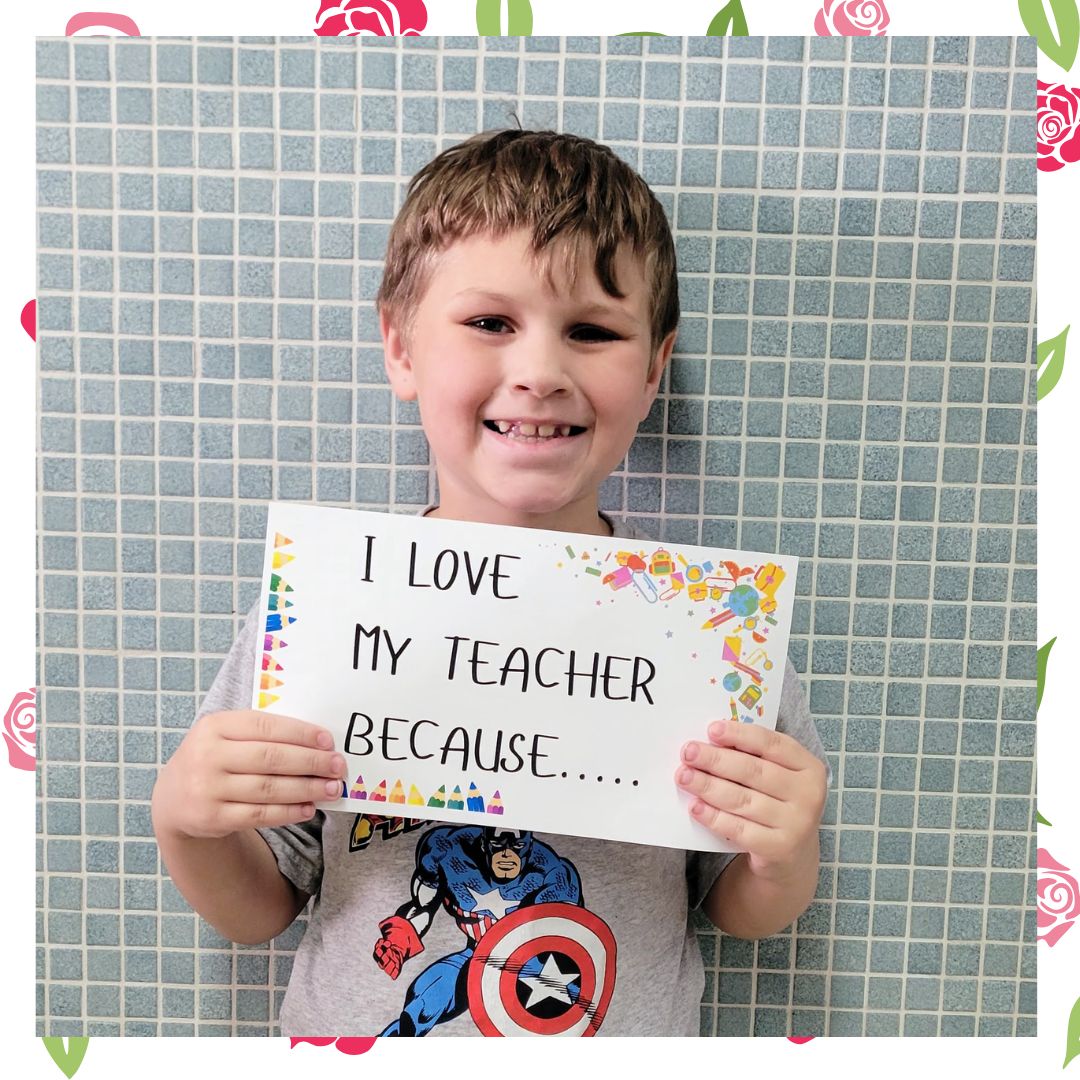I love my teacher because