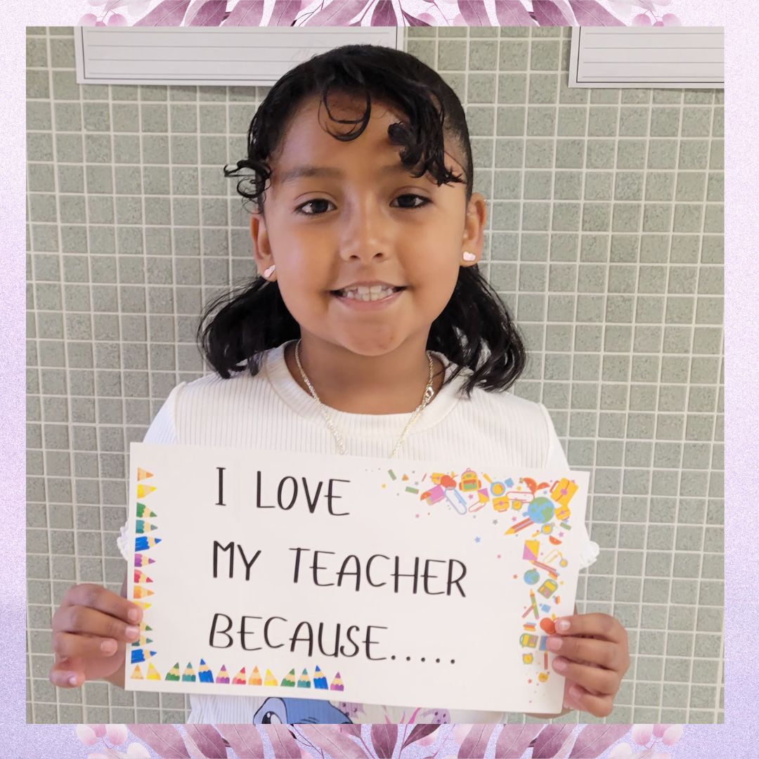 I love my teacher because